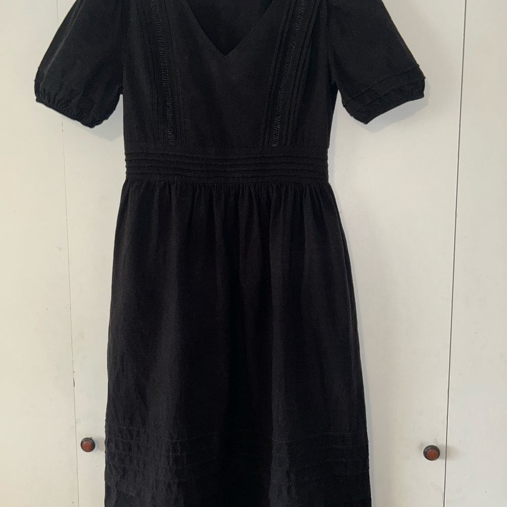 Black Women's linen dress
